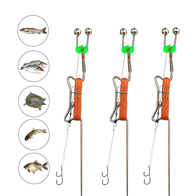 1 pz canna da pesca automatica piccola canna da mare canna da pesca automatica pigra canna da pesca inserita a molla