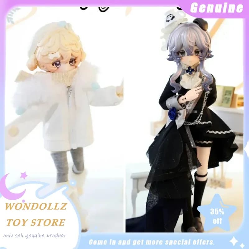 New 1/8 Bjd Boxed Furry Series Blind Box Cute Boys Anime Action Figure Desktop Ornament Collection Model Surprise Holiday Gift