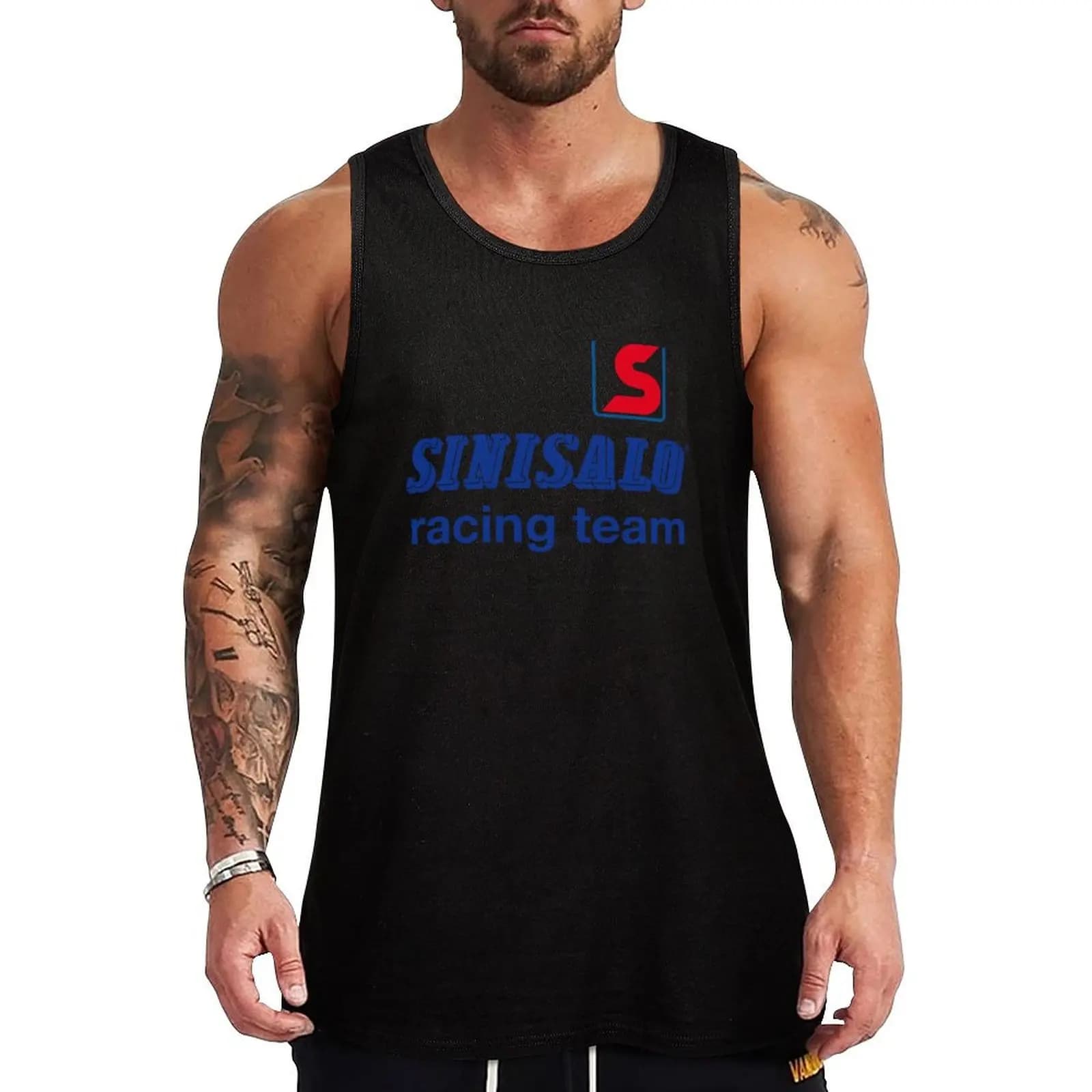 Sinisalo 80s MX Tank Top Canotta dal taglio classico per uso quotidiano
