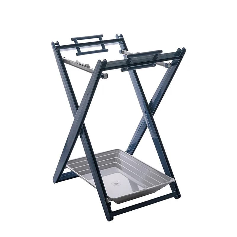For Folding Garbage Rack Kitchen with Tray Trash Can, Camping Garbage Bag, Outdoor Plastic Bag Support Rack