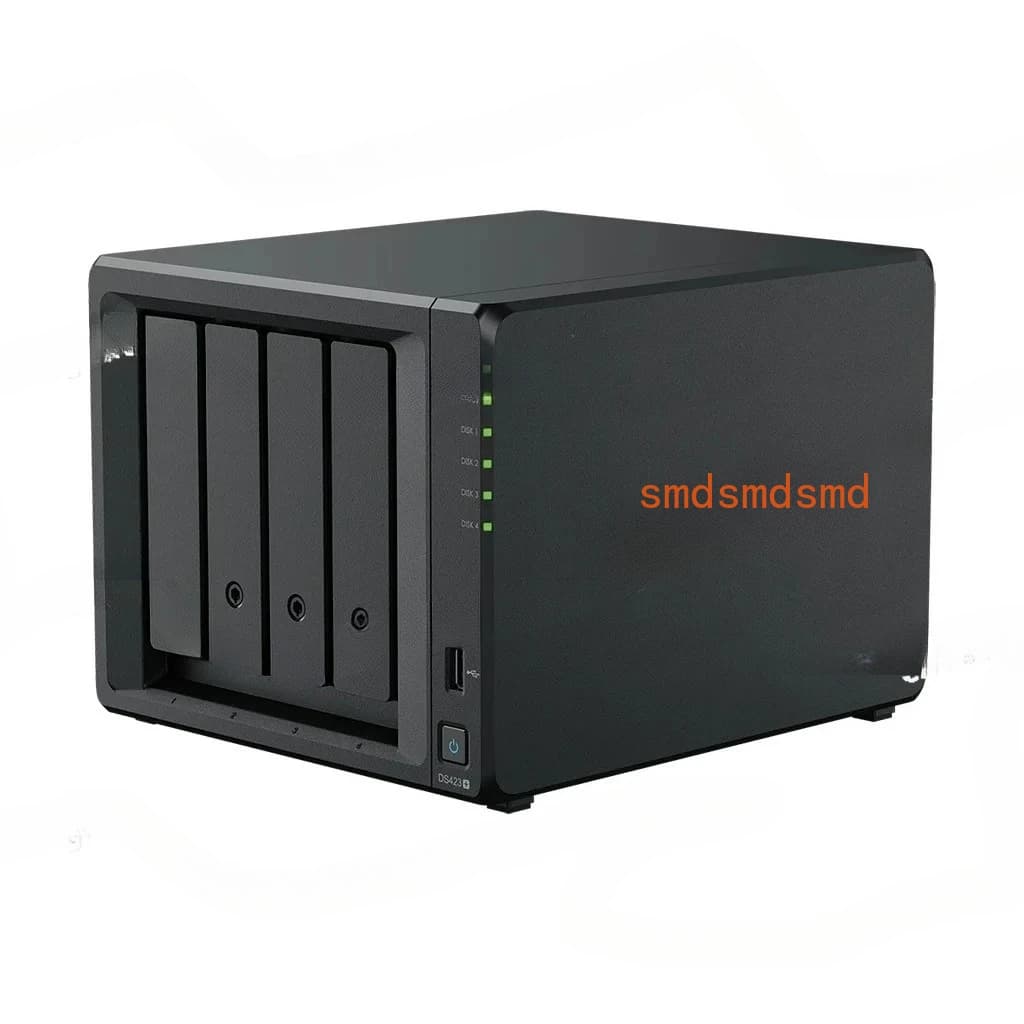 Server di archiviazione cloud di rete, gestione dati per uffici domestici per piccole imprese, stazione disco NAS DS423+4 alloggiamenti, DDR4 da 2 GB