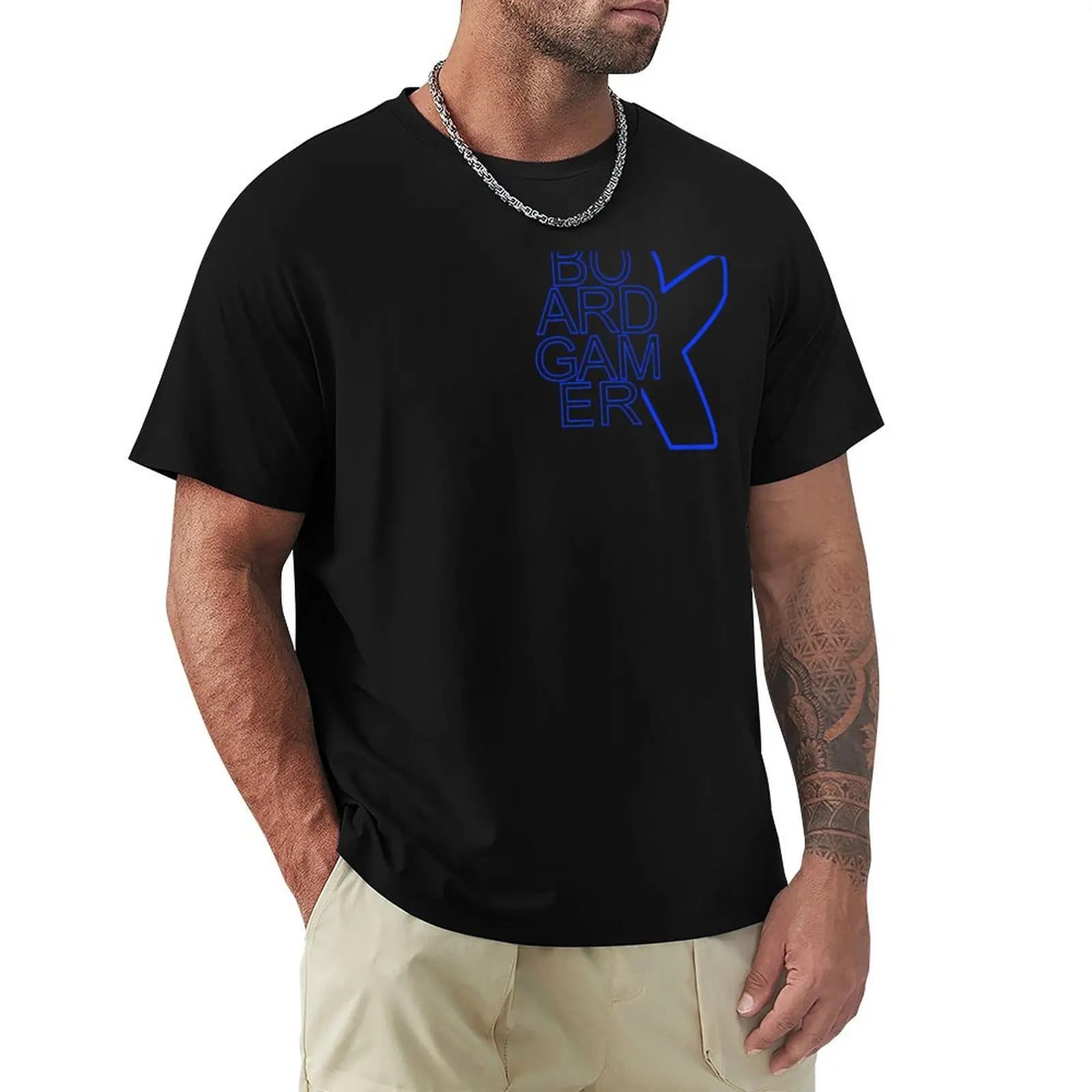 T-shirt BOARDGAMER con stampa casual a motivi