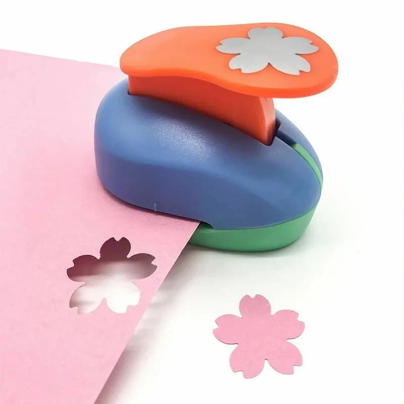 Scrapbook Punches Color DIY Sharper Embossing Punches Handmade Cutter Card Craft Flower Paper Punches Maker Kids