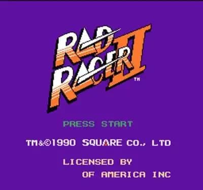Rad Racer 2 60 Pin Game Card Free Region For 8 Bit Video Game Player