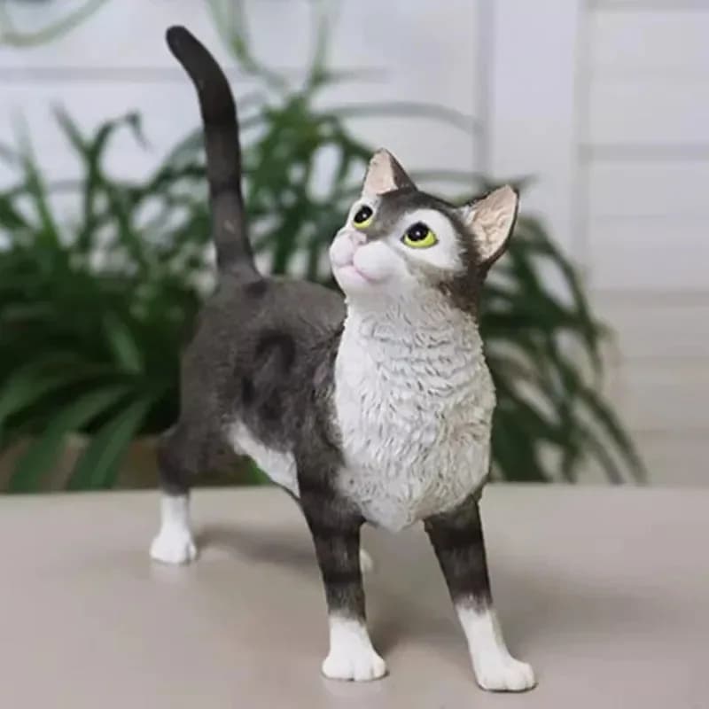 Modello di gatto americano simulato in scala 1/6 per soldato Action Figure Display Collection Hobby Ornamento Regalo artigianale Giocattolo per animali domestici