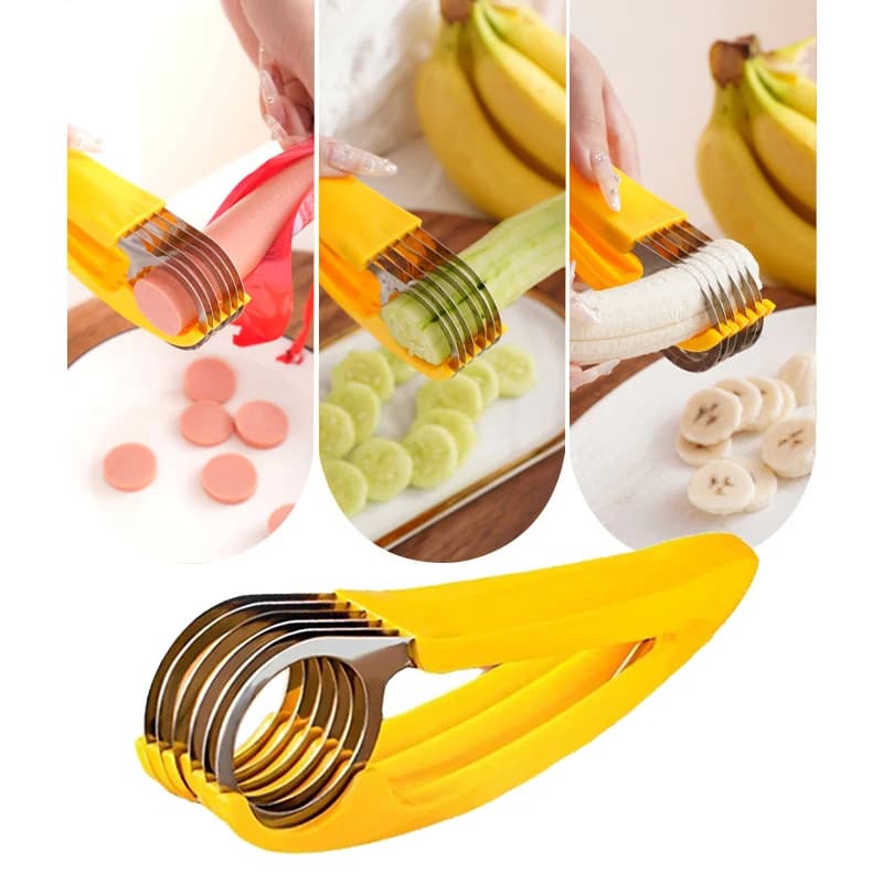 BOLTIFY Kitchen Utensil, Pelapatate, Sliceverdure, Stainless Steel Banana, Tritatutto, Tagliagranola, Coltello per Cetrioli