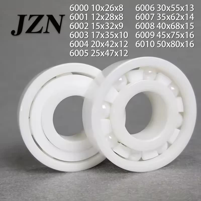 1/3/5PCS 608 6000 6001 6002 6003 6004 6005 6006 6007 6008 6009 6010 ZrO2 cuscinetto a sfere in ceramica cuscinetto in zirconio, non arrugginisce