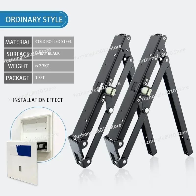 New Multifunction Steel Wall Folding Stool Cold Rolled for Living Room, with Hidden Hardware, Engraved Stool for Changing Shoes