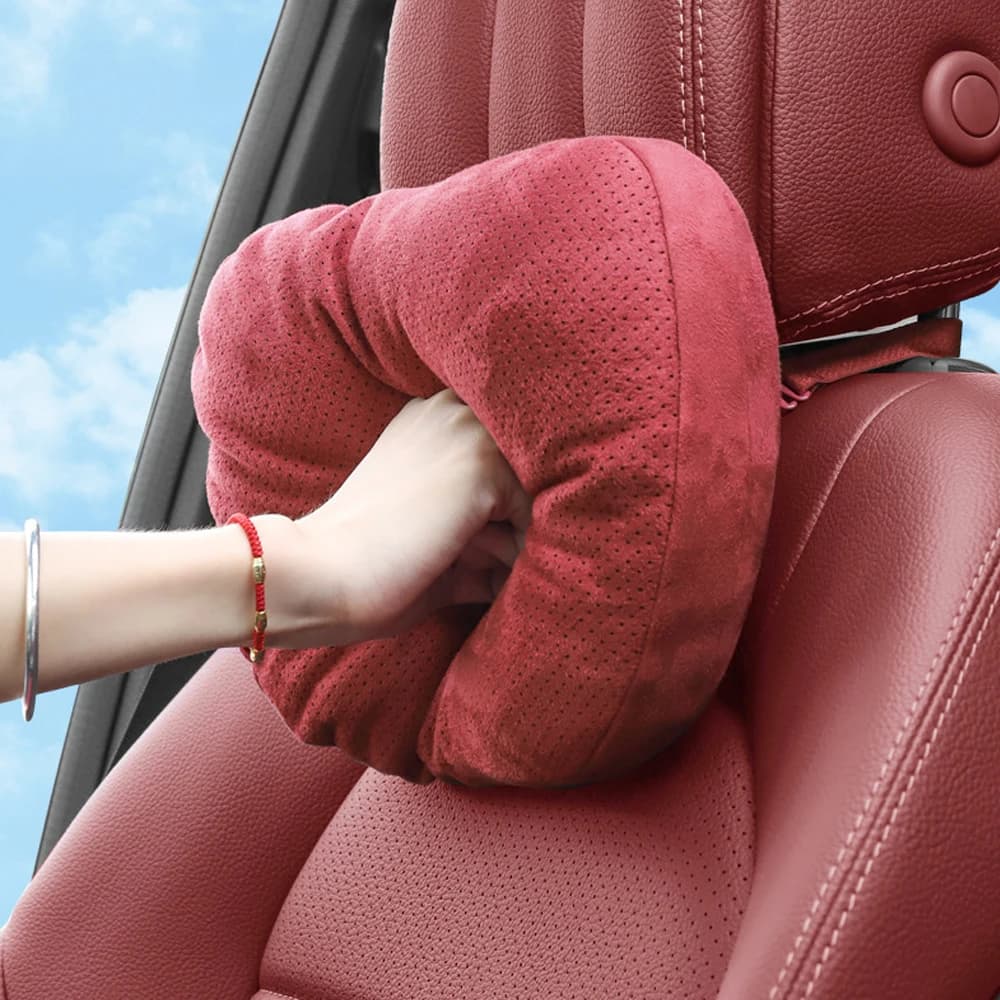 Cuscino per il Collo Traspirante per Lexus ES350 ES330 ES300 RX350 RX330, Poggiatesta Morbido in Pelle Scamosciata, Cuscini Lombari per Auto, Accessori Interni