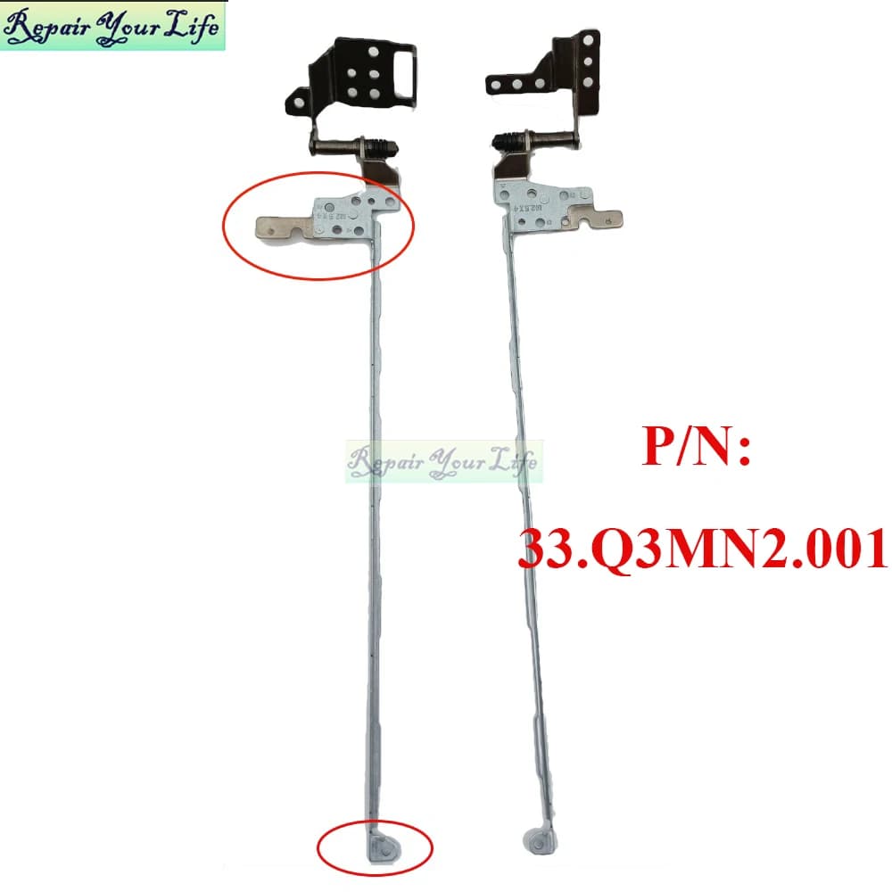 Cerniere LCD dello schermo del computer portatile per Acer Nitro 5 AN515-42 AN515-51/52 N17C1 N17C7 Set di cerniere di supporto per PC Notebook sinistra destra 33.Q3MN2.001
