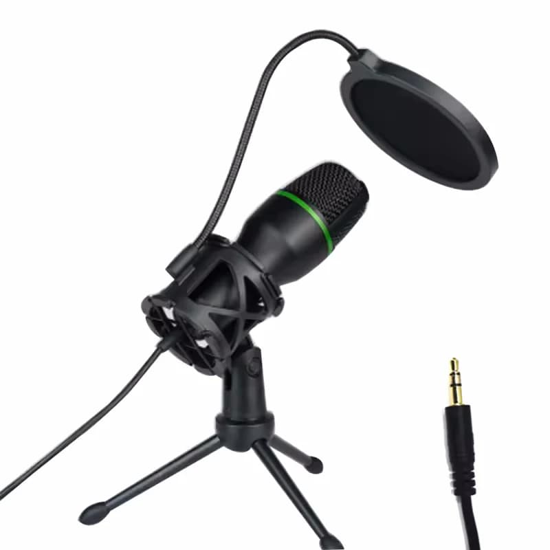 Condenser Microphone USB Wired For PC Laptop Computer Professional Gaming Accessories Kit Gamer Sound Live Streaming Podcast RGB