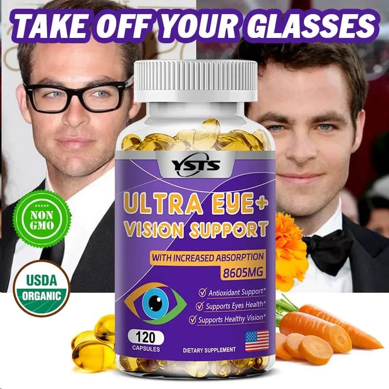 Advanced vitamin suplement for eyes increases macular relieves the tension of dry eyes, night vision