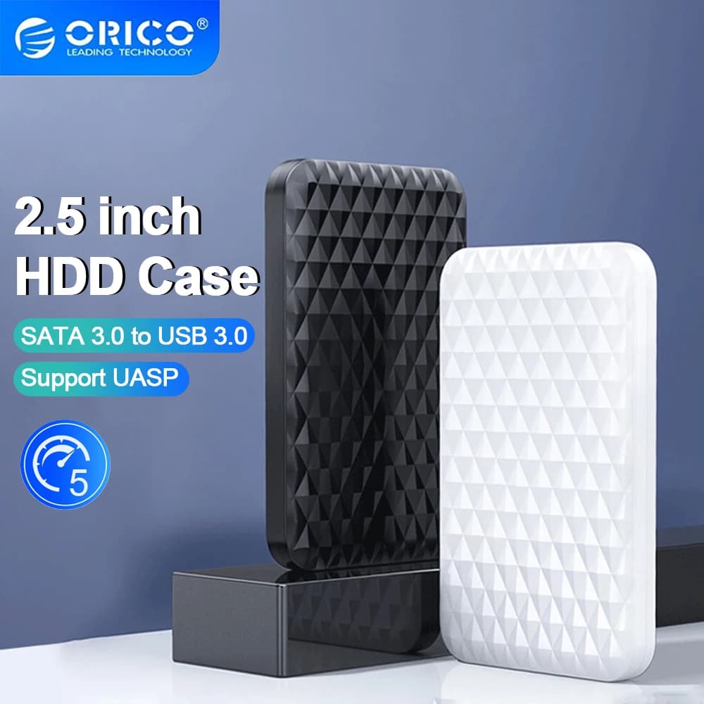 ORICO 2.5 inch HDD Case Type C External Hard Drive Case SATA to USB 3.1 HDD Enclosure Box for SATA HDD SSD Case Support UASP