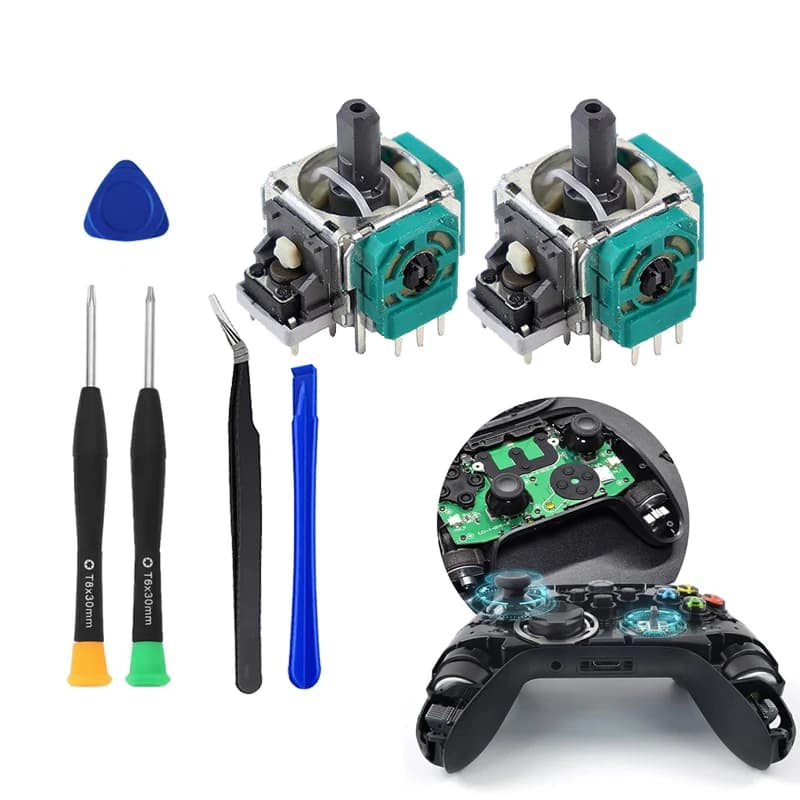Joystick per Controller Xbox ONE / Xbox Series X / S, Parti di Ricambio Analogiche 3D per Xbox Series X / S