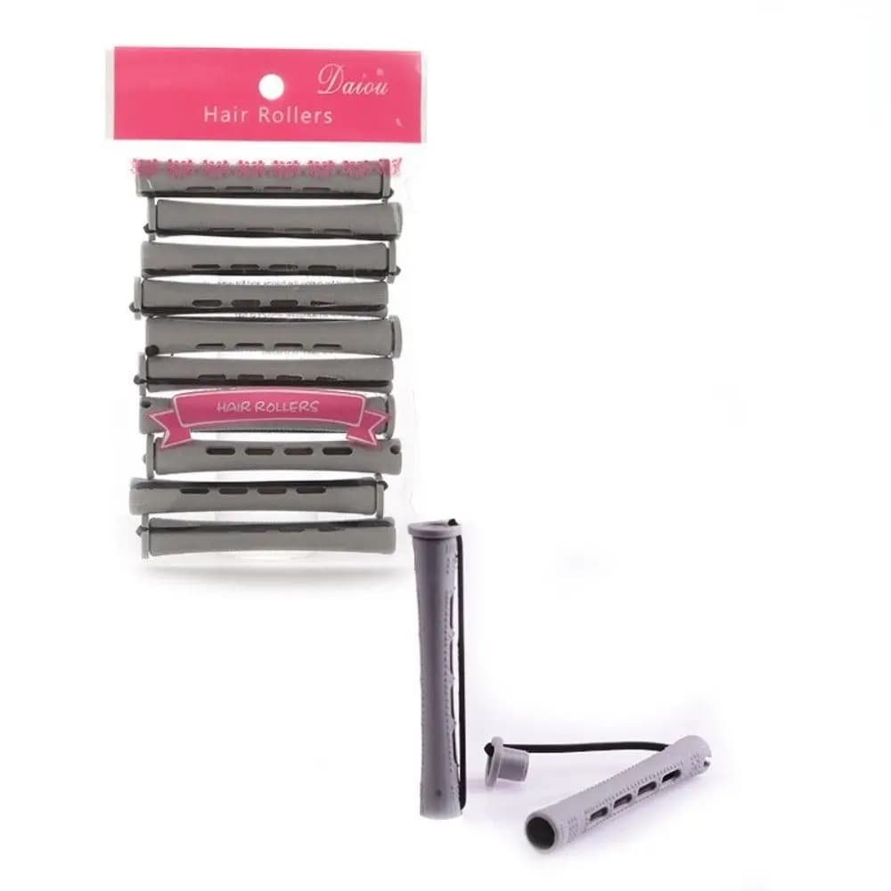 Professional 12 Color Hair Salon Dry Wet Hair Rubber Band Hair Clip Hairdressing Maker Perm Rod Curling Curler Hair Roller