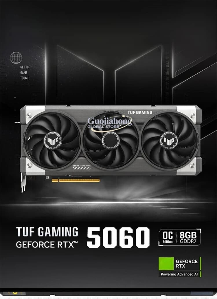 Scheda Grafica Indipendente per Console di Gioco DUAL-RTX5060-O8G Black Snow Leopard