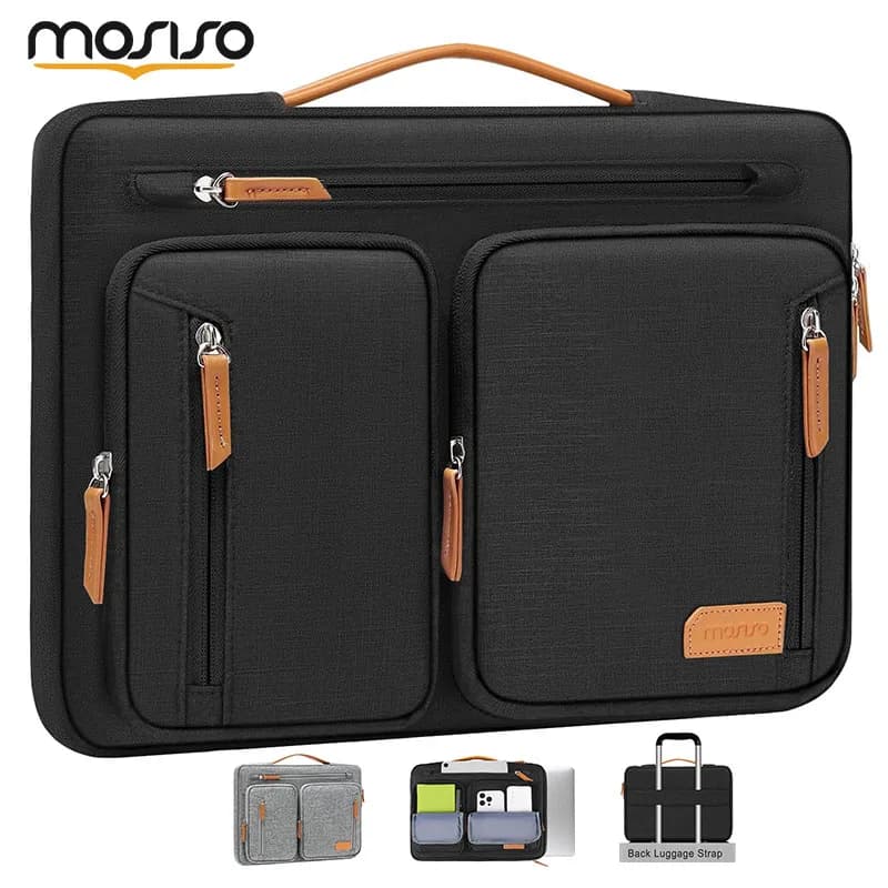 Borsa per laptop per MacBook Air Pro 2025, 13,3, 14, 15,6, 16 pollici M5 M4 M3 M2 M1 HP Dell Lenovo Asus Custodia per valigetta per notebook