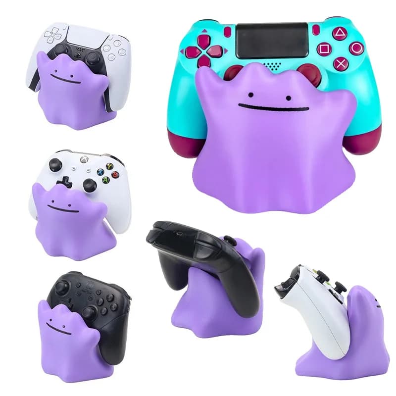 Pokemon Ditto Game Controller Stand for PS5 PS4 Switch Xbox Series Stand Holder Controller Desktop Display Gaming Accessories