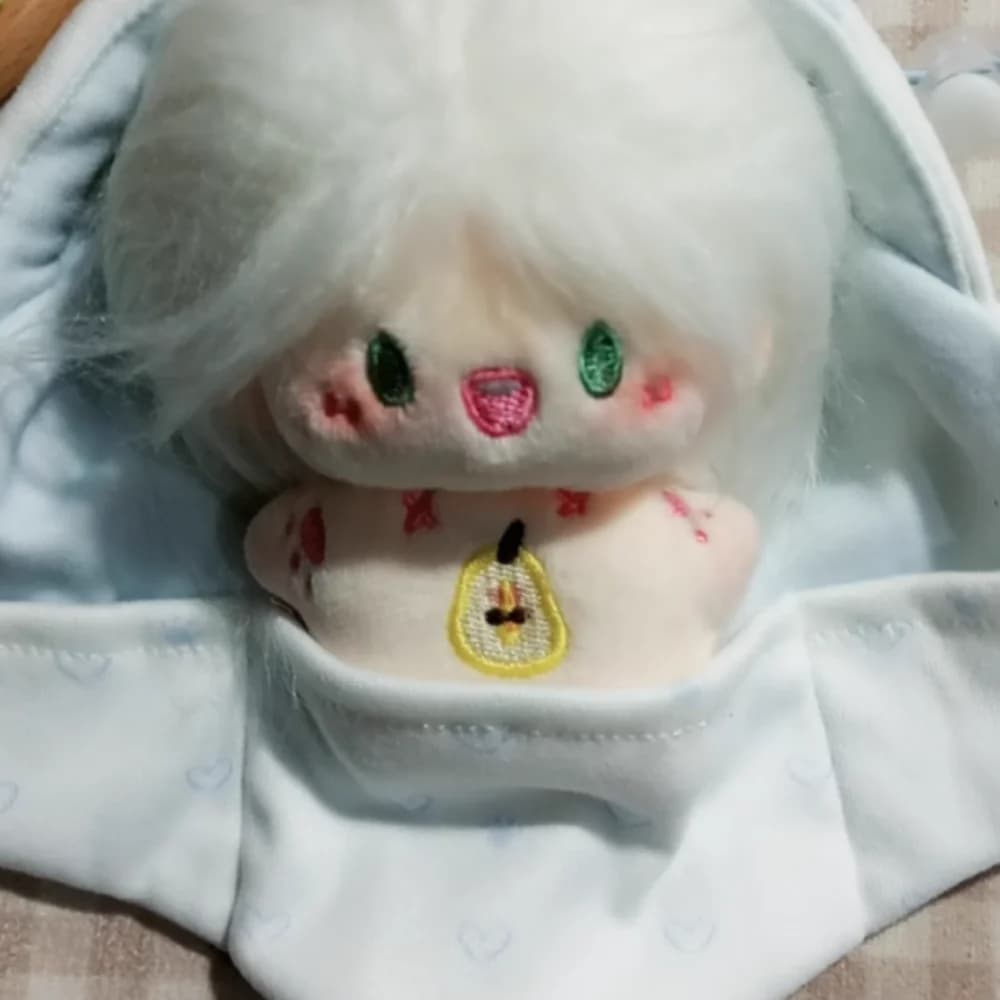 Clothes Swaddling 10cm Cotton Swaddling Clothes Sleeping Bag Cloak 10cm Clothes Lovely Funny Dress Up Set 10cm Cotton
