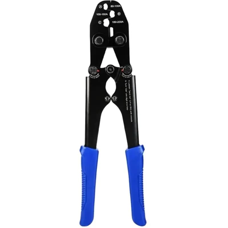 AB11 - Pinza Crimpatrice per Terminali Batteria 1 Pezzo, Pinza Spellafili a Punta Aperta, Set di Pinze Crimpatrici per Terminali in Rame 5-200A