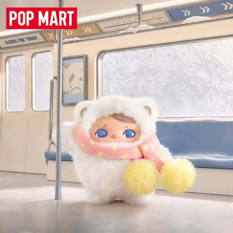 POP MART PUCKY Closed For Today Series Vinyl Plush Pendant Trendy Blind Box Toys Mystery Box Guess Bag Action Figure Surprise