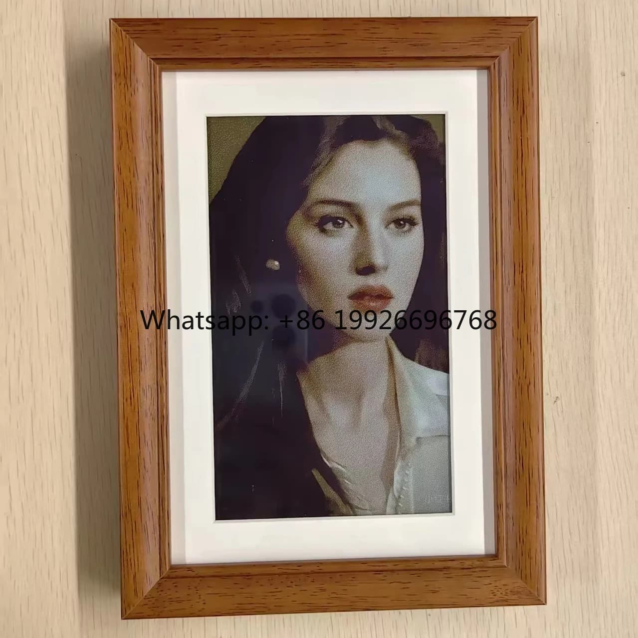 Cornice Digitale E-ink a Colori da 7,3 Pollici con App Bluetooth e Batteria, Segnaletica Digitale E-ink