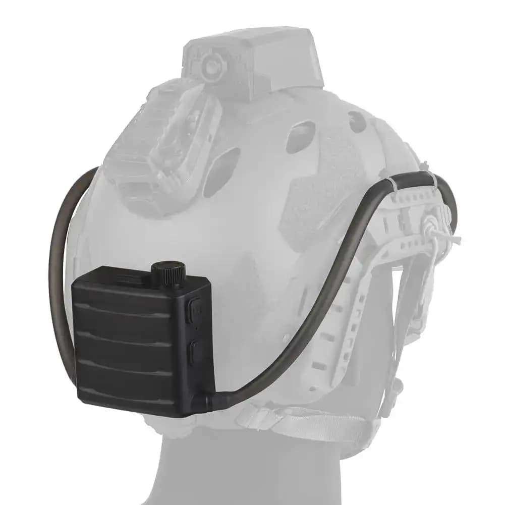 Occhiali tattici Defogger Disappannamento Ventola Kit antiappannamento per Airsoft Tiro Motocross Alpinismo Occhiali di protezione Sci M Z7G2