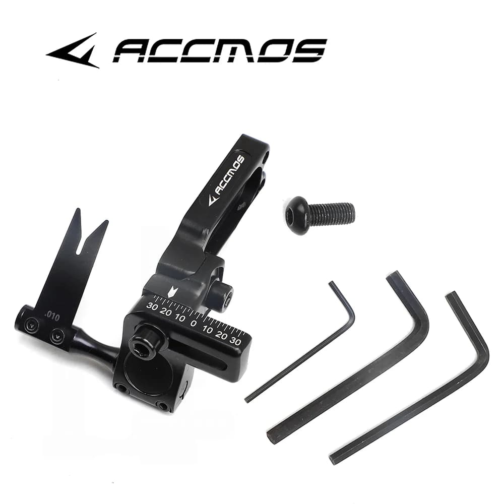 ACCMOS D5 Arco composto Poggiafreccia Tiro con l'arco Arco e freccia Poggiafreccia in lega di alluminio Accessorio per tiro da caccia