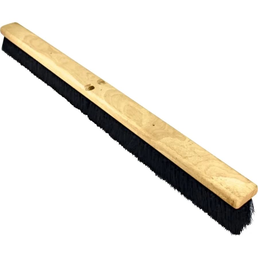 Genuine Joe GJO99656 Hardwood Block Broomhead 1 Each Brown Black