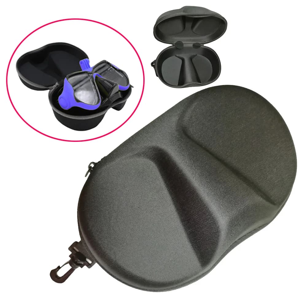 Ski Goggle Case Cover Case Cover Case for Underwater Mask Snorkeling Protective Case Multifunctional Portable Container with Cord