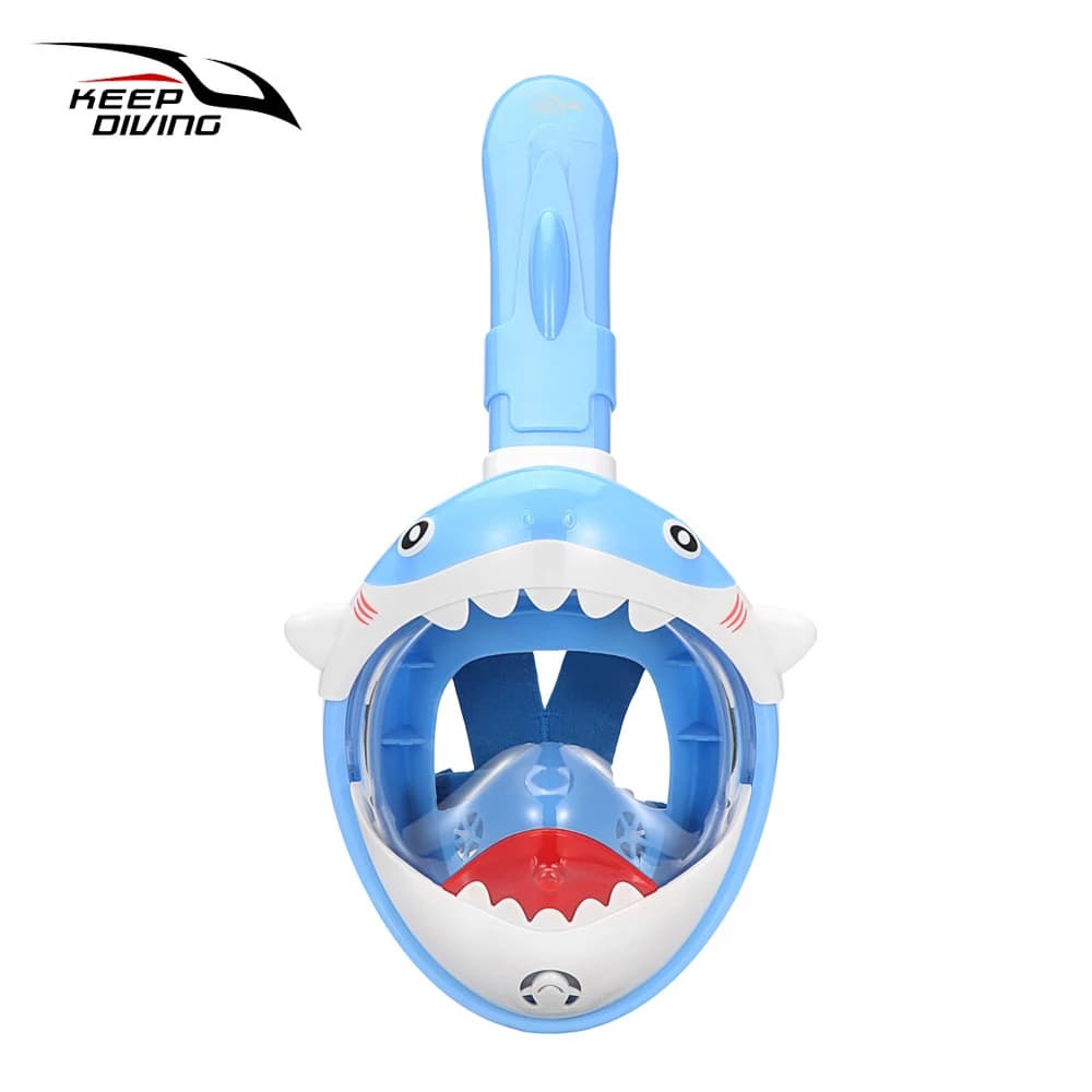 2025 Summer New Cartoon Full Face Diving Mask for Baby Snorkeling Mask for Kids Boy Girls Underwater Swimwear