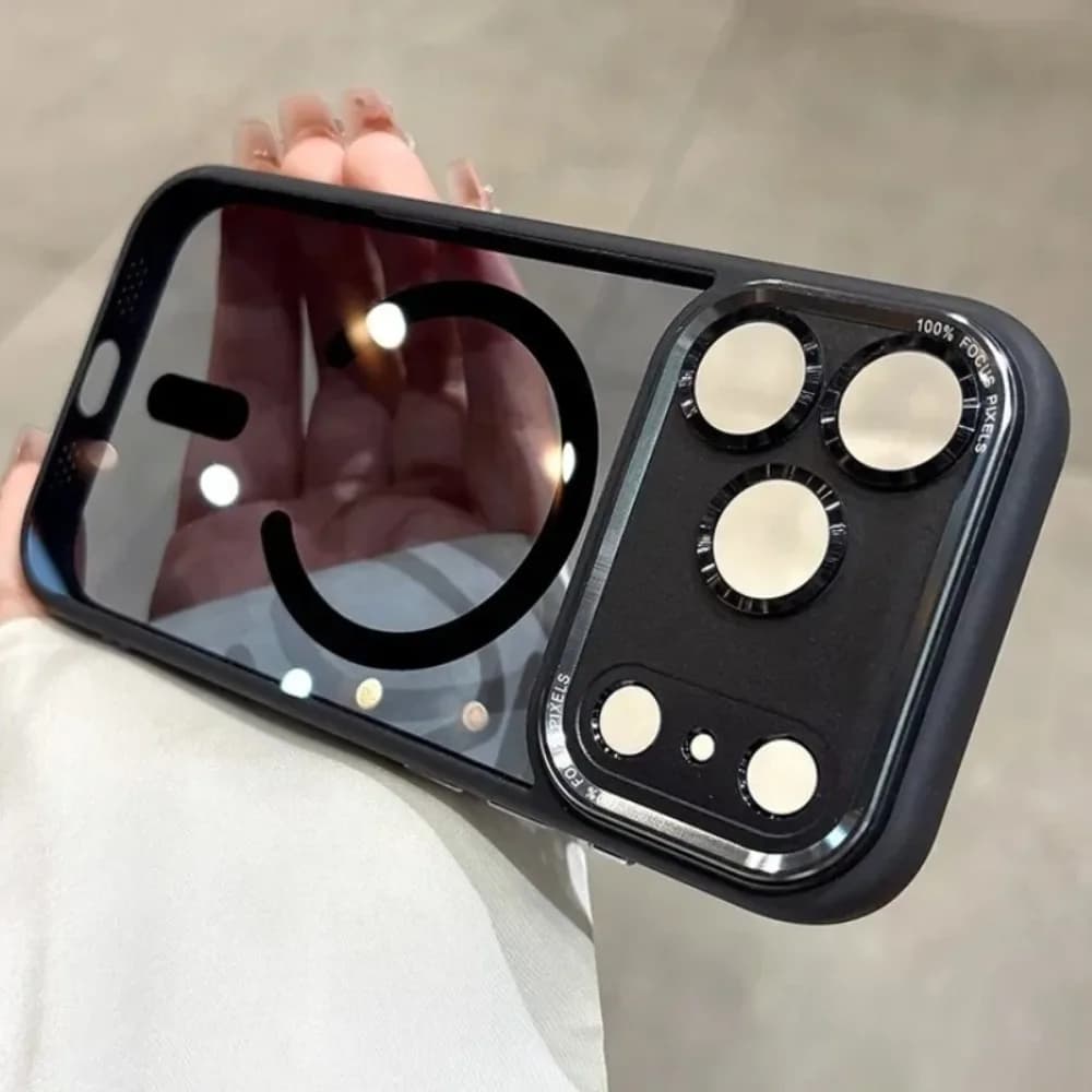 Luxury Transparent for Magsafe Case for IPhone 17 Pro Max 17Air 16 15 14 13 12 11 Pro Max Plating Camera Shockproof Cover