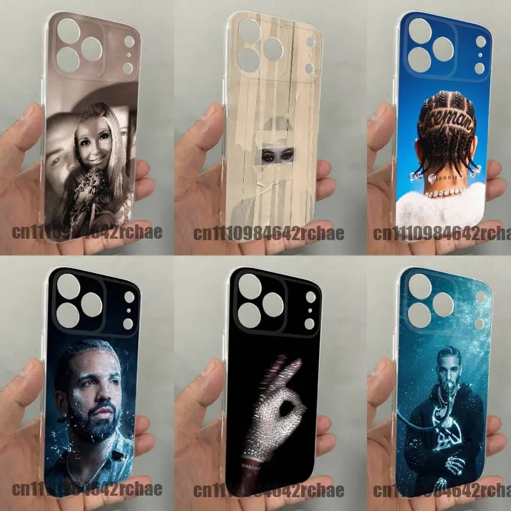For D-Drake Iceman Habibti MAID OF HONOUR Phone Case iPhone 14,16,11,13,15,17,12,Air,Mini,Plus,Pro,Max,E Clear TPU Shell