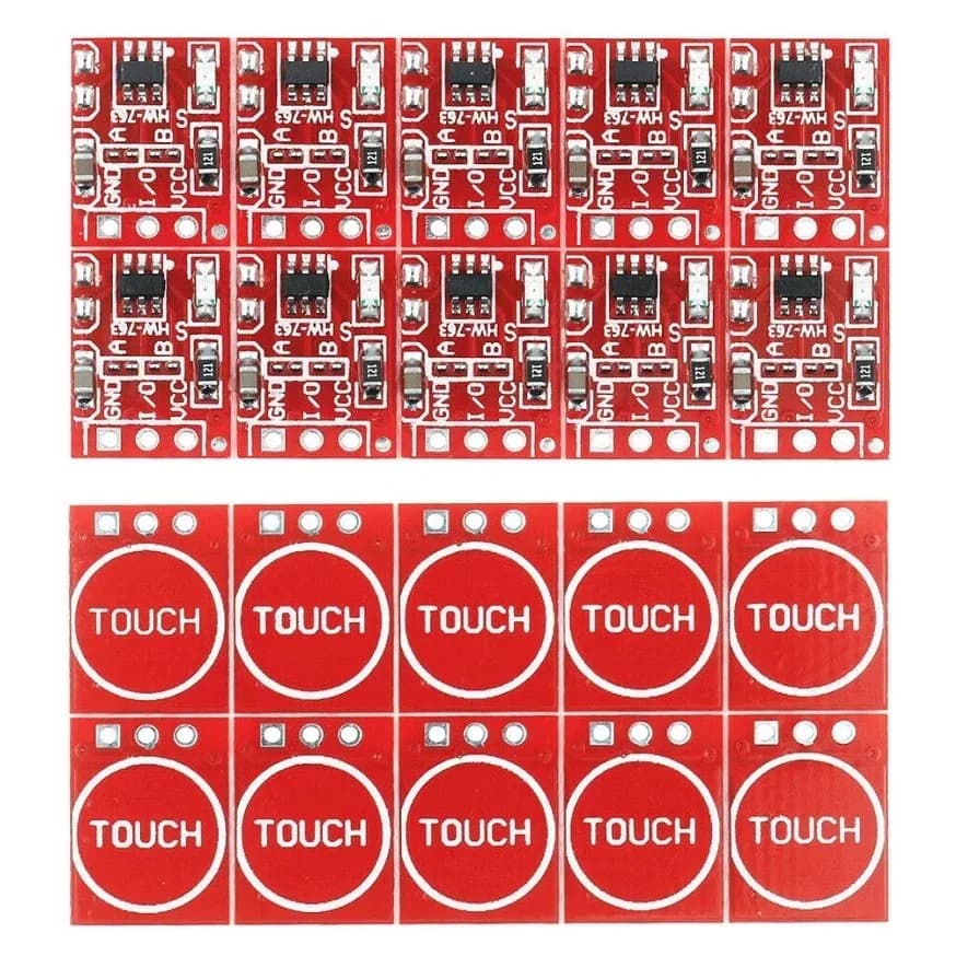 20-1000 PEZZI/LOTTO NEW Touch TTP223 Pulsing Module Capacitive Sensor Single Channel Touch Switch with Auto-locking for Arduino XCW