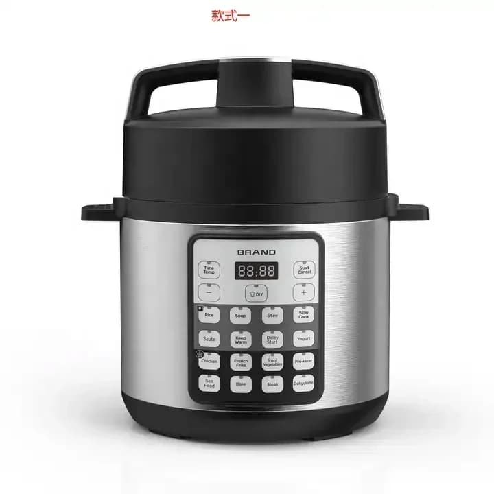 -electric Fryer 2 In 1 Nonstick Aluminum Inner Pot Air 1500W Household Cooker Pressure Multicooker Pressure Cooker & Air Fryer
