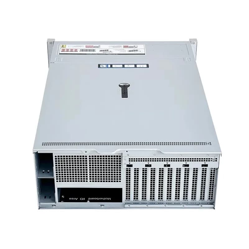 Adatto per 8 dischi 4U Rack Multi-disco AI Potenza di calcolo Archiviazione di intelligenza artificiale Server 4GPU Telaio NAS
