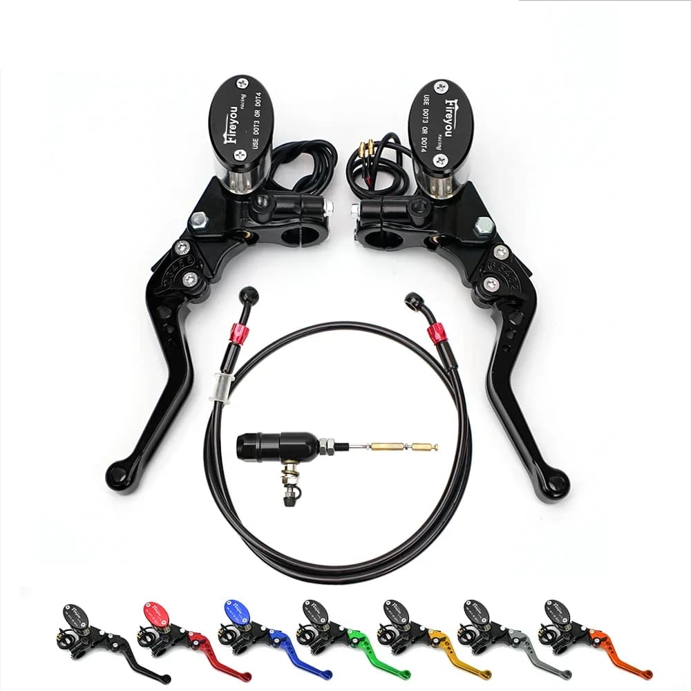 Kit frizione idraulica universale per moto Set cilindro maestro del freno tubo da 1200mm per bici da strada Scooter pedale bici honda Yamaha