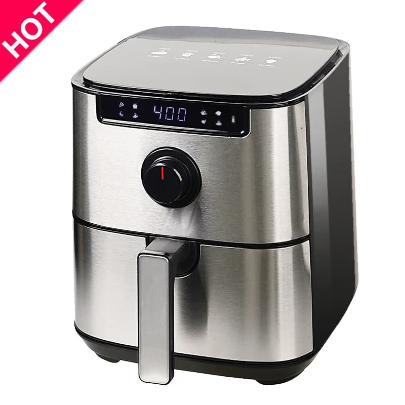 FRITATORE AIR Forno elettrico per friggitrice elettronica a pentola singola da 5 litri per uso domestico