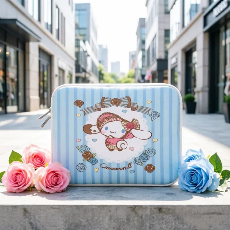 Nuova custodia morbida per laptop Anime Hello Kitty Cinnamon Kuromi da 10 12 13 14 15 pollici, adatta per Macbook Huawei HP, regalo per ragazze