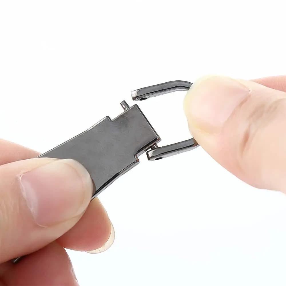 1 pz. Tirazip in metallo per zaino, accessori da cucito staccabili, kit di riparazione cerniere, tirazip, testa di cerniera