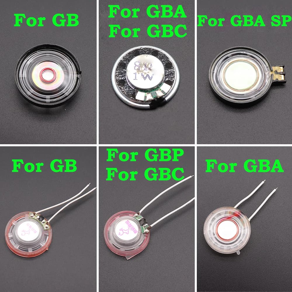 Per GB/GBC/GBA/GBP/GBA SP NDSL /NDSI sostituzione dell'altoparlante per Gameboy Color Advance altoparlante accessorio di gioco