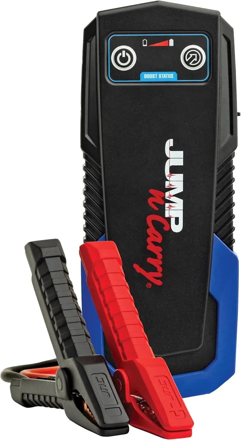 Avviatore di Emergenza 1000A 12V per Motori a Benzina e Diesel fino a 6.0L, Booster Portatile per Batteria Auto