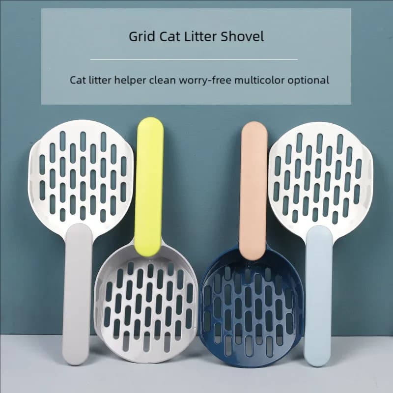 Cat Litter Shovel Pet Cleanning Tool Plastic Scoop Cat Sand Cleaning Products Toilet For Dog Food Spoons Cat Supplies