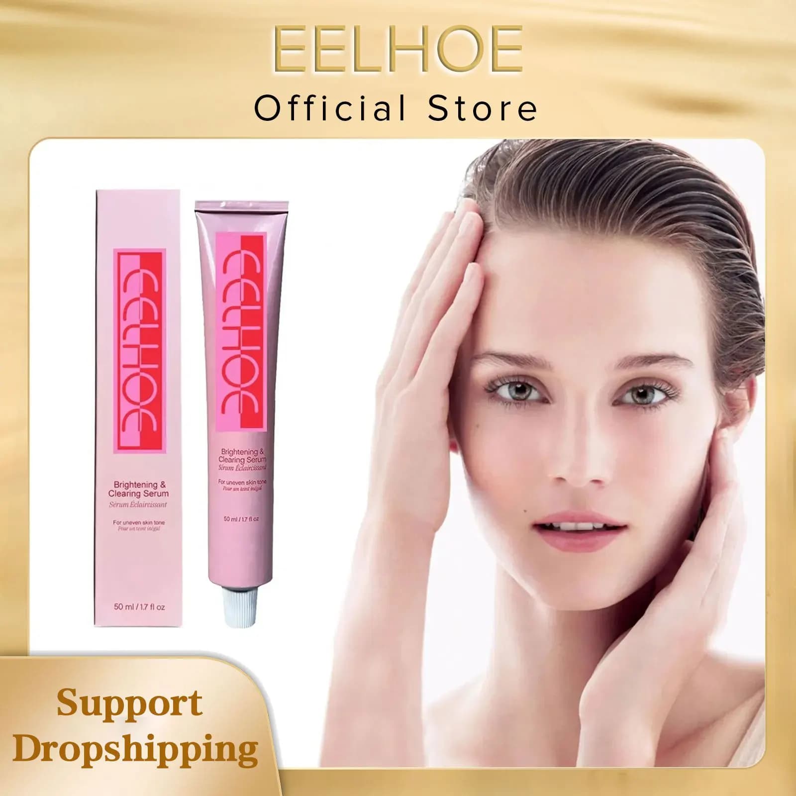 EELHOE Serum for the removal of dark spots Smoothing Melasma Dissolvency Pigmentation Lentiggini Melanina Illuminare Whitening Moisturizing Cream for lentils