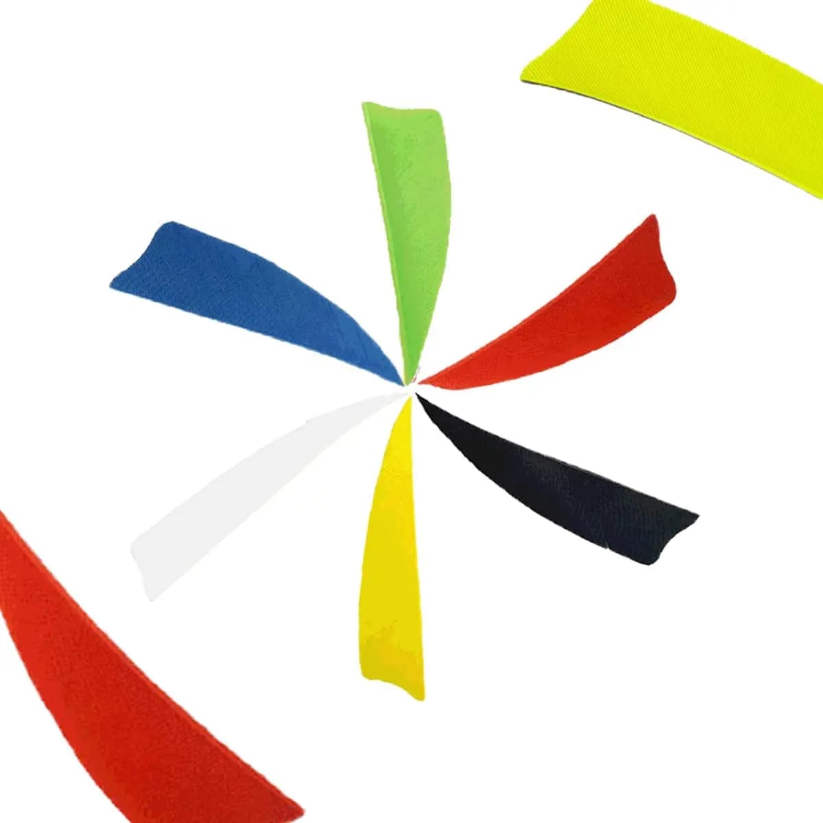 Freccia per tiro con l'arco da 3 pollici Fletching Tacchino Piuma Scudo Alette tagliate per accessori da caccia Frecce Ala destra fai da te 50 pezzi