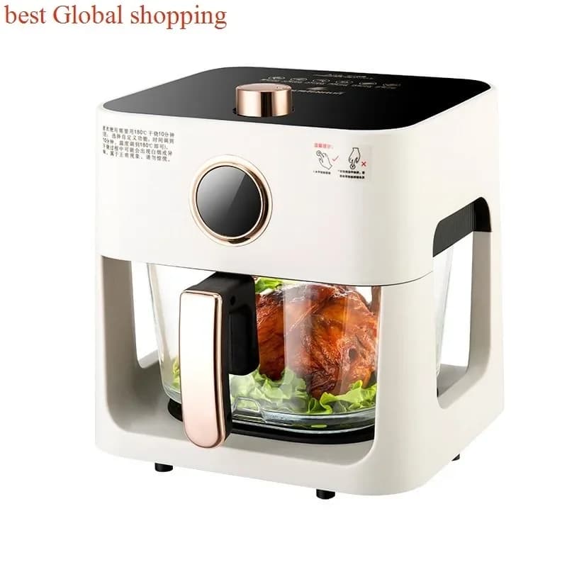 Friggitrice ad Aria Multifunzione, Agitazione Automatica, Controllo Tramite App, Funzioni Fritti/Arrosto, Gadget da Cucina Pronto per un Regalo