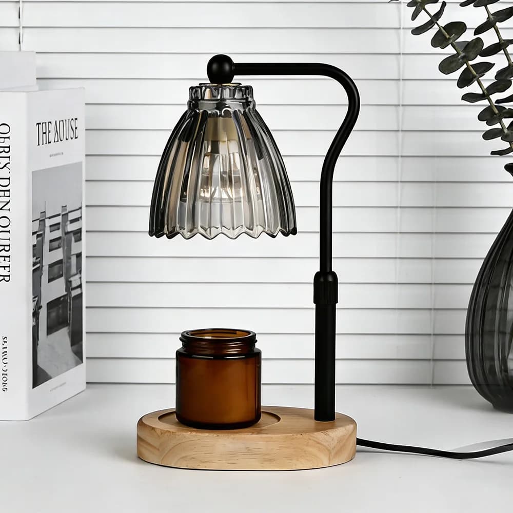 Scaldacera lamp with Timer and Dimmer, Modern Candle Heater Lamp, Ideal for Birthday Gifts, House Opening and Home Decorations