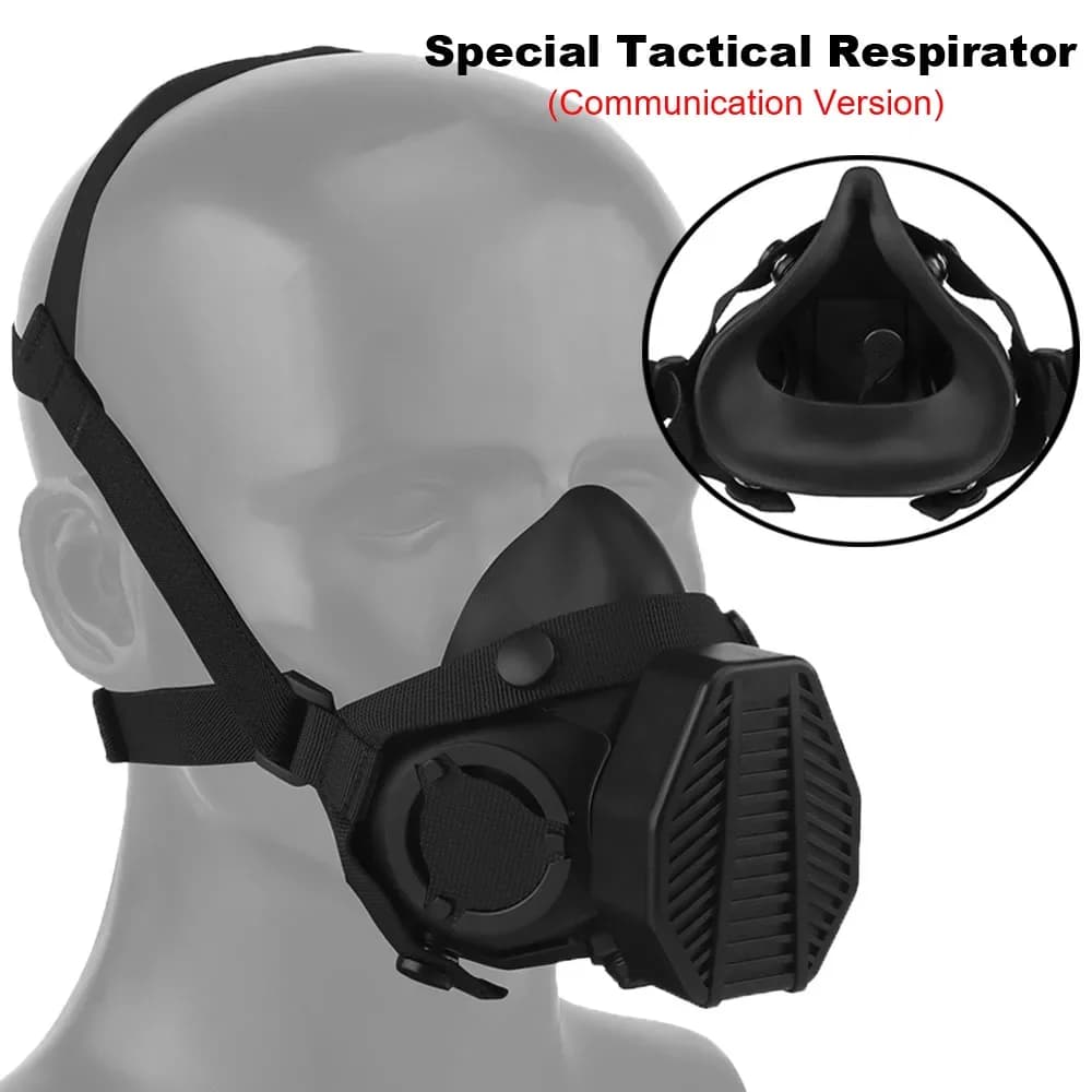 Maschera softair per uomo maschera respiratore versione di comunicazione maschera per Sport all'aria aperta Paintball Cosplay Halloween