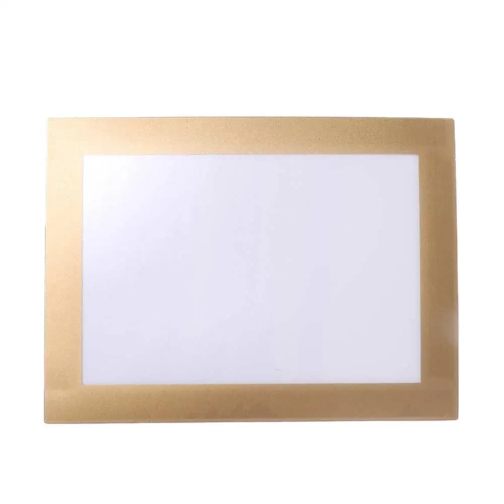 Set di 3 Cornici Magnetiche da Parete, Portafoto Quadrato Portatile Autoadesivo, Portadocumenti in Plastica, Cornice Espositiva