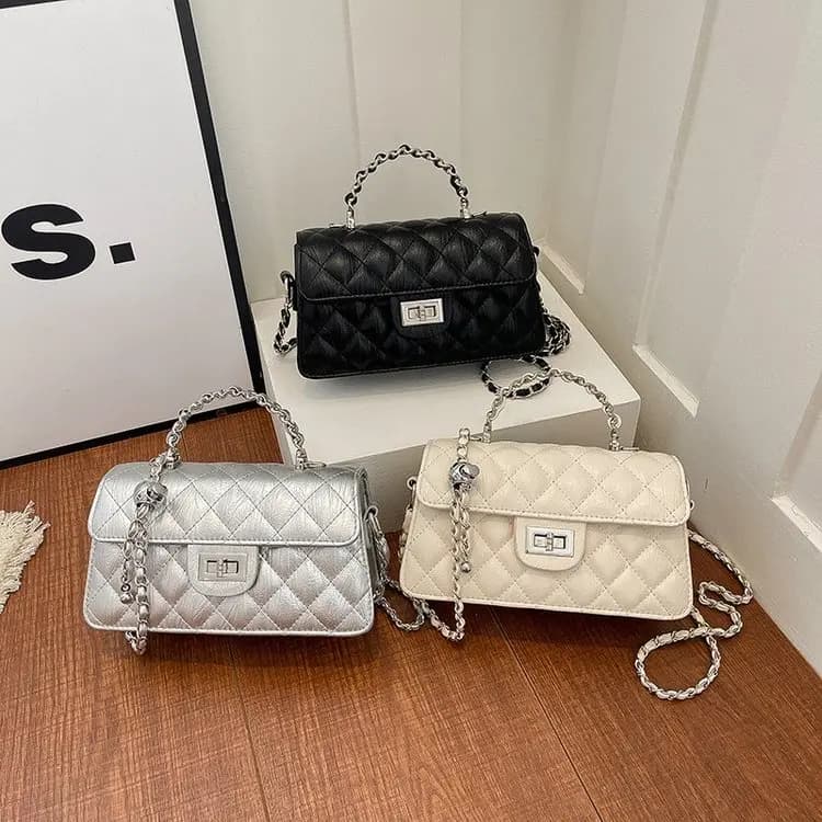 Borse fasciatoio vintage semplici ed eleganti da donna, borsa a tracolla classica in pelle, borsa minimalista da pendolare, borsa di design alla moda a tinta unita